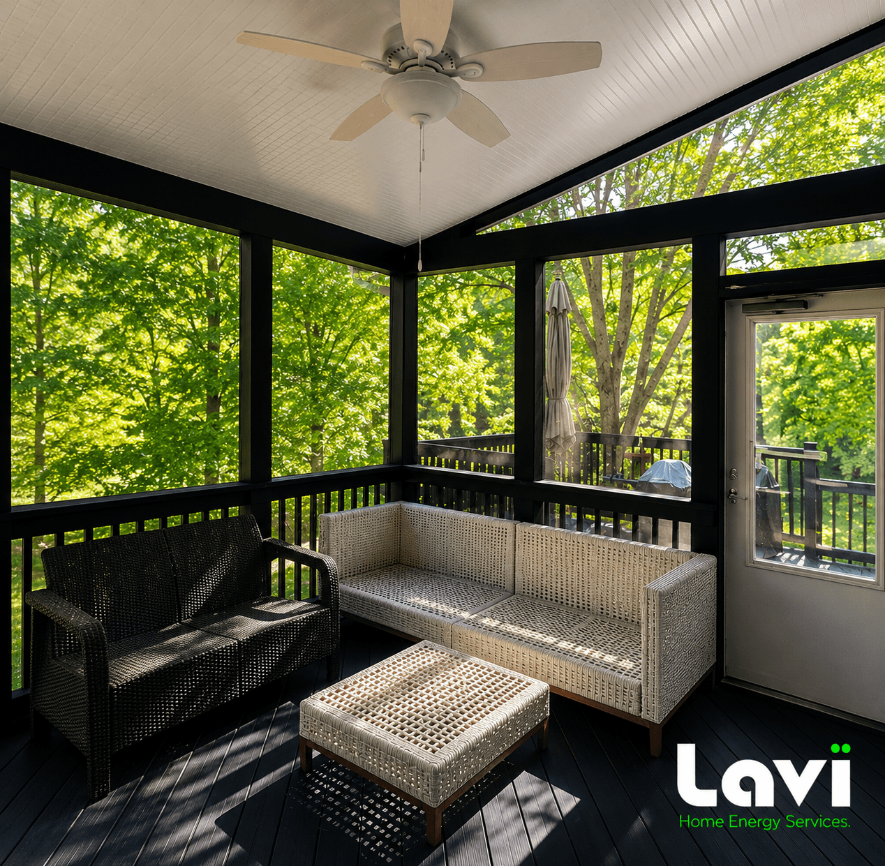Screened porch conversion