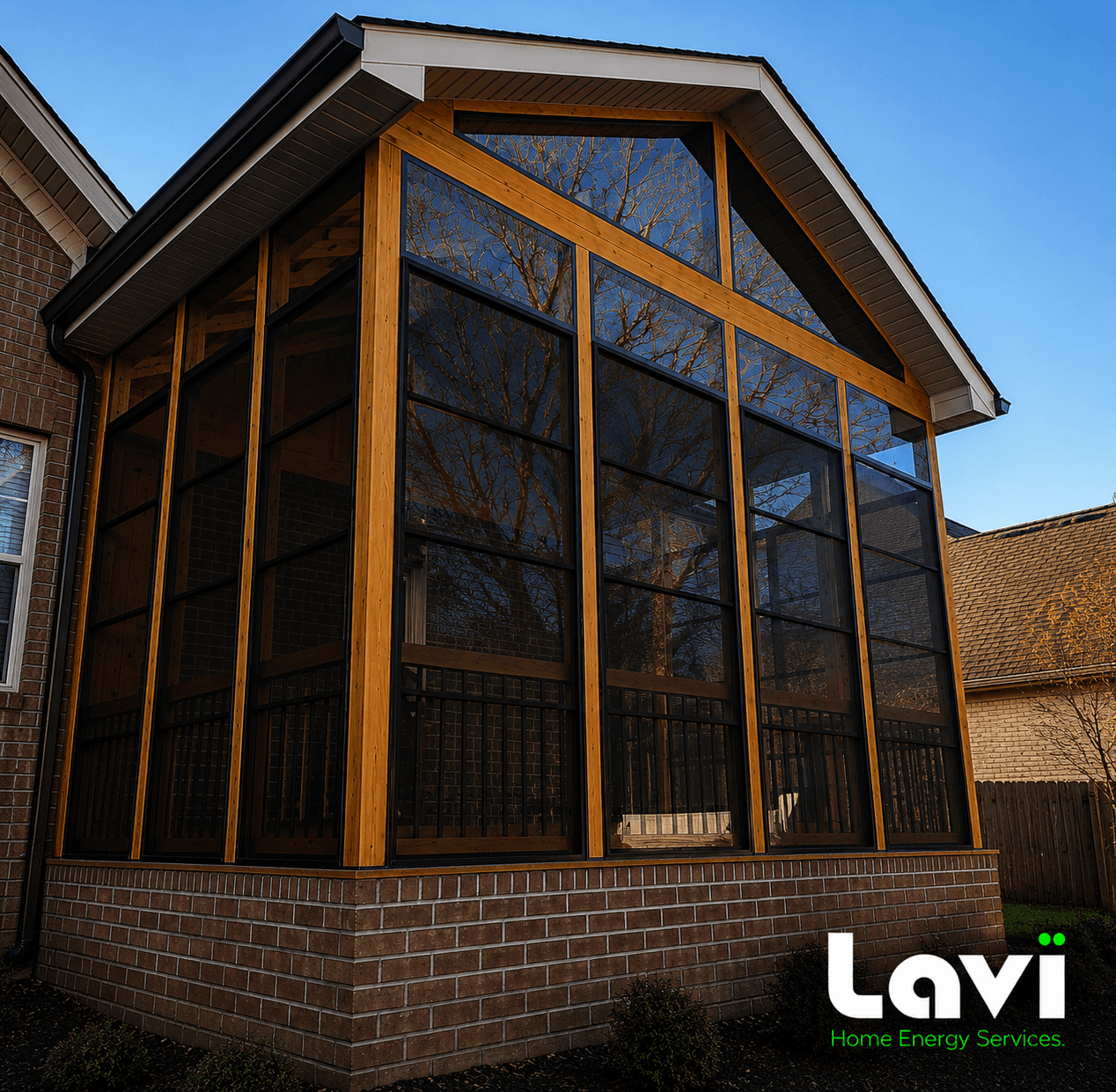Four-season sunroom